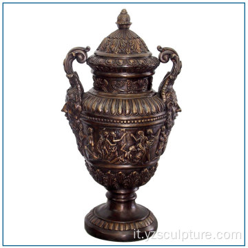 Religioso greco antico bronzo vaso scultura in vendita